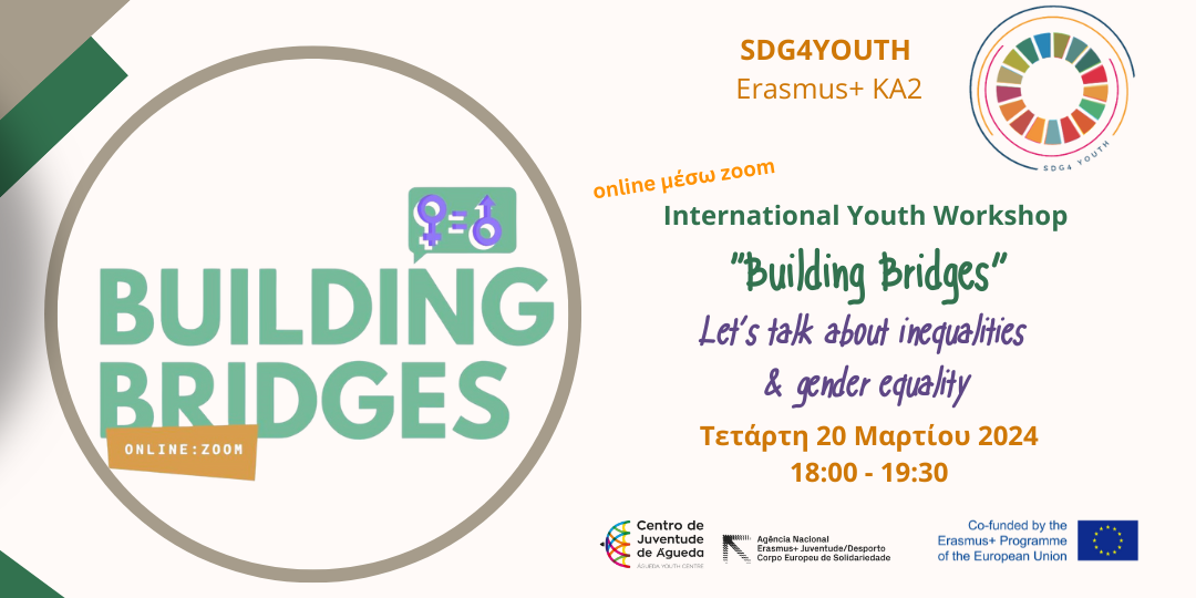 SDG4YOUTH, BUILDING BRIDGES, Online International Youth Workshop, 20.03.24